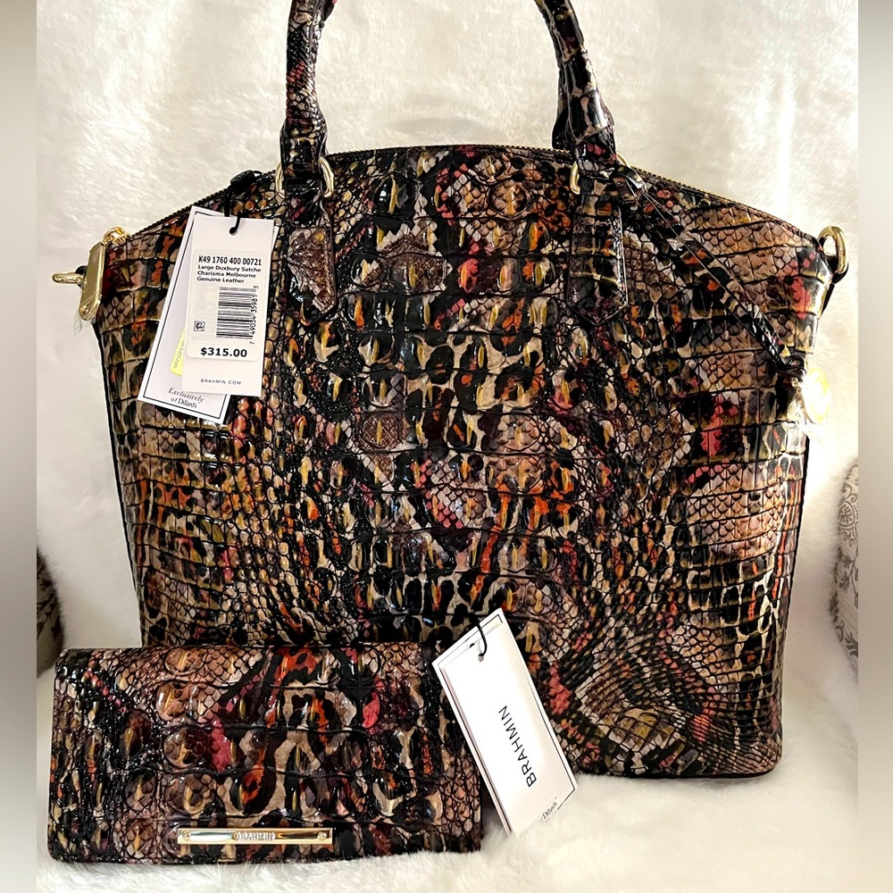 Brahmin Melbourne Charisma purse and matching wallet